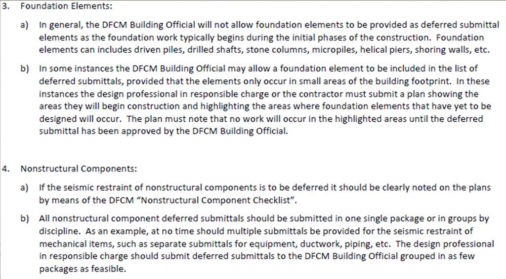 DFCM Deferred Submittal Guidelines: http://dfcm.utah.