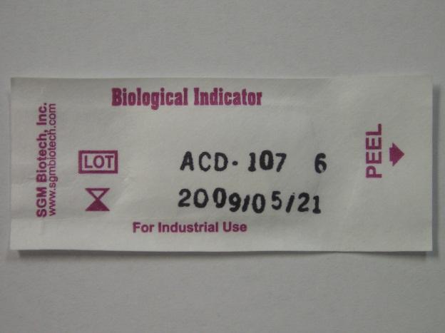 Biological Indicators - cont The BIs would be placed around the facility in both open and