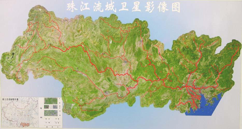 Guangdong Province & Pearl River Region (satellite image