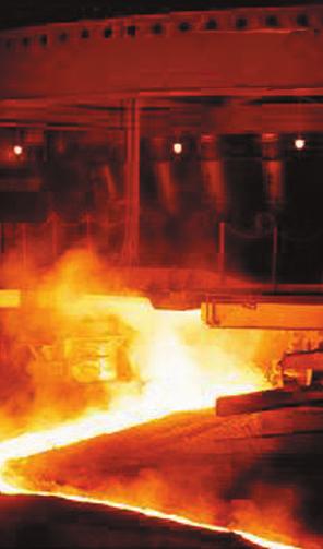 Stove Dome Blast Furnace Continuous scans of stove dome temperatures are required for maintaining correct operation of the blast furnace.