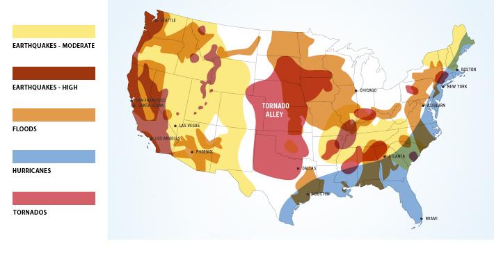 Natural Disaster Risks Map