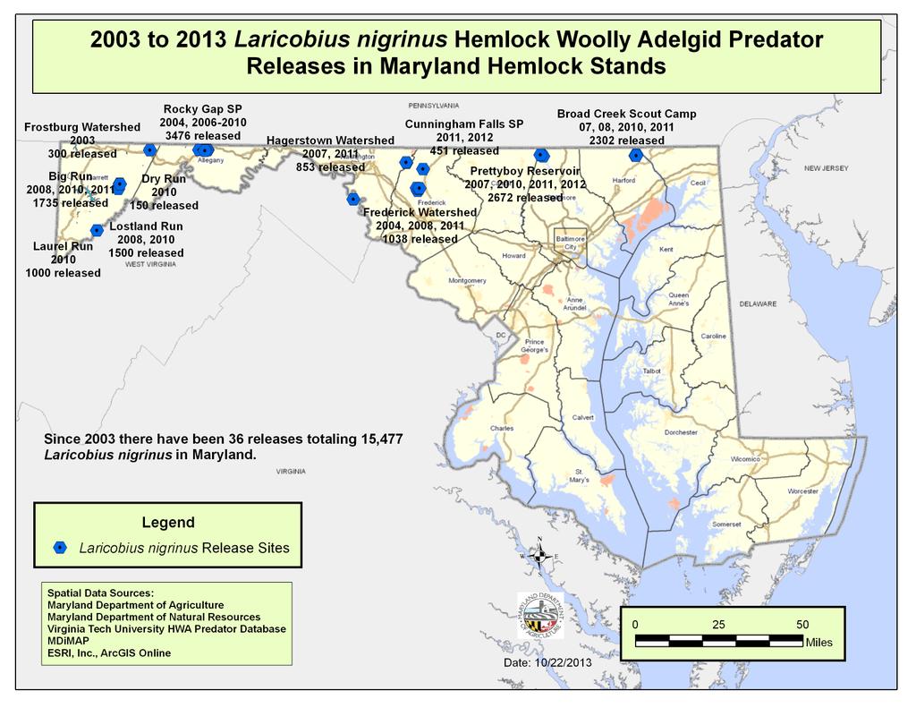 Hemlock Woolly Adelgid (HWA) HWA remains the major threat to the health of eastern hemlock.
