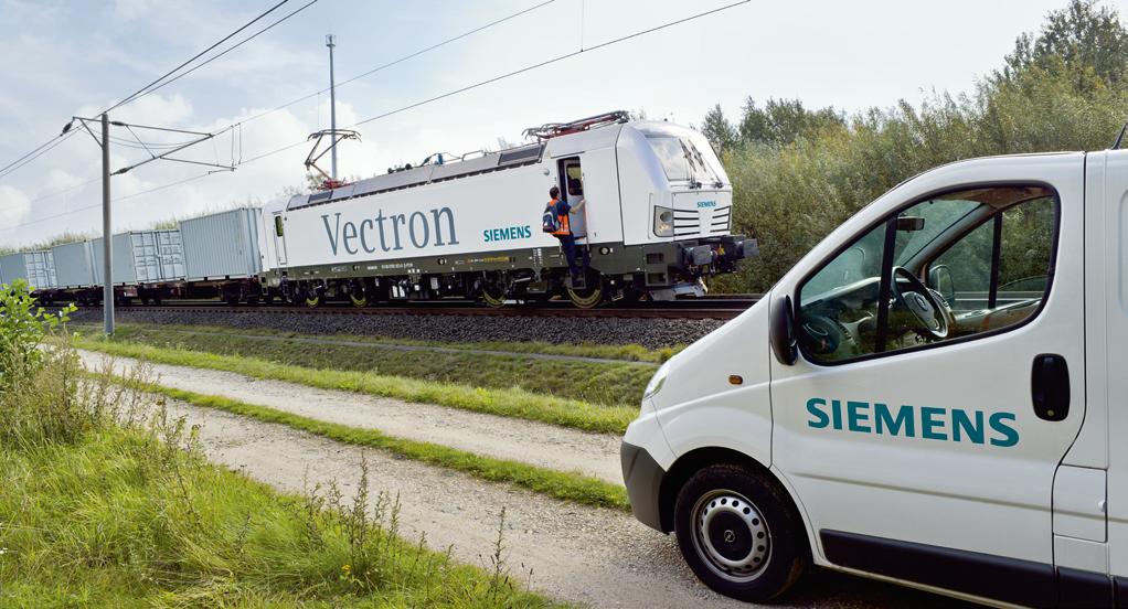 Siemens Mobility (SIMOS ) Railcover for Locomotives Join the community and profit from a larger fleet With an extended network of workshop locations, competent technical staff, and data from the
