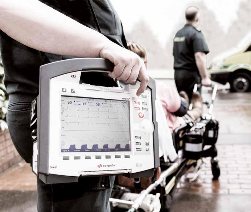 Multitalented For the safe use in extreme situations patient monitors/defibrillators are subject to