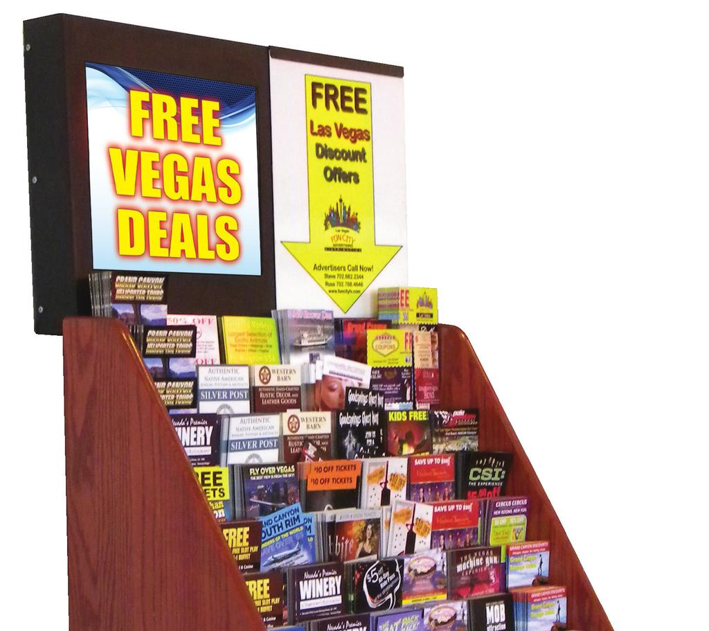 Captivating Video Billboards and Card Racks Fun City Card Racks with Big, Bold and Colorful Video Screens and Billboard Displays as well as customized
