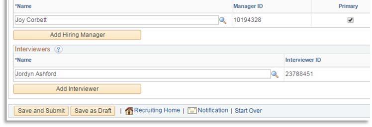 from the Recruiting Home, Secondary can view from Browse Job Openings 20. Add Interviewers 21.