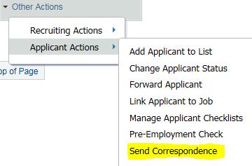 7. TIP: Correspond with applicants by