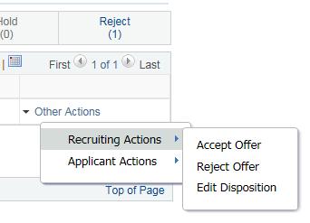 on when the applicant completes the online form, and how many places they have lived in the past 7 years. Job Offer View for Hiring Manager: 2. Optional: Draft a hire letter for the new hire.