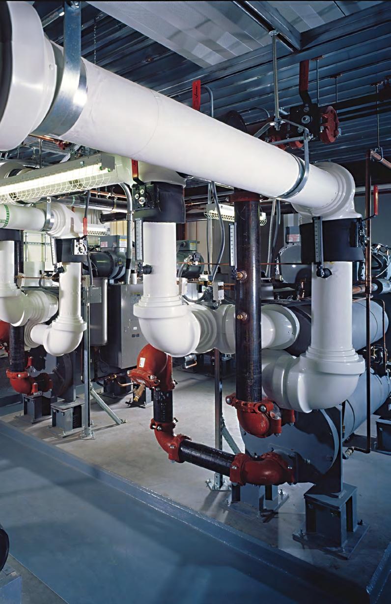Energy The building s cooling system is an energy efficient water-cooled chiller system.