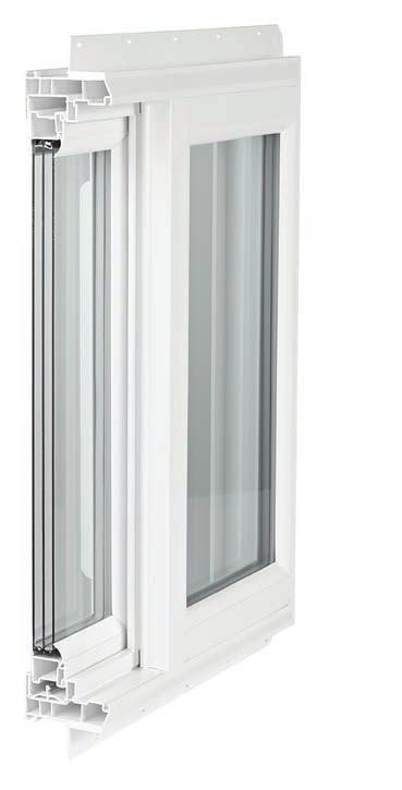 S E R I E S 9 0 0 0 VINYL SLIDER WINDOW + Multi-cavity vinyl lineals improve thermal performance, help retard heat transfer and enhance sound absorbency + ¾" insulated glass provides energy saving