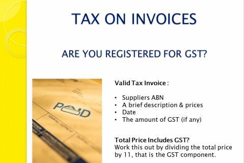 Tax On Invoices.