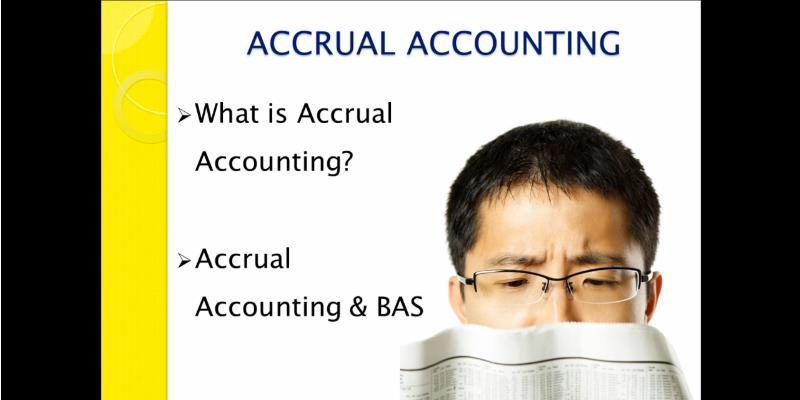 Accrual Accounting records income when it is actually earnt & records outgoing payments when it is incurred regardless of any pay dates.