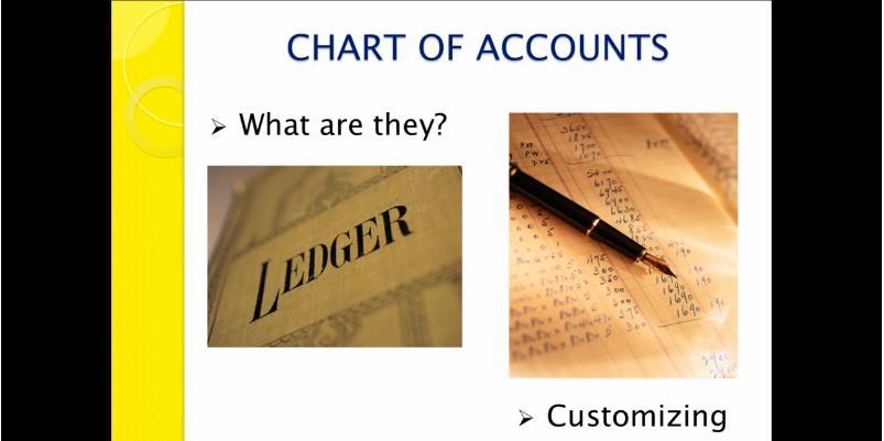 Video - DIY Accounting - Charts of Accounts What are the Chart Of Accounts?