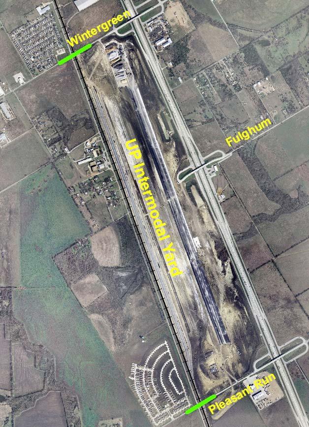 2005-2006 Sustainable Development Funding Program South Dallas Logistics District Grade Separation Needs Wintergreen Road crossing currently closed due