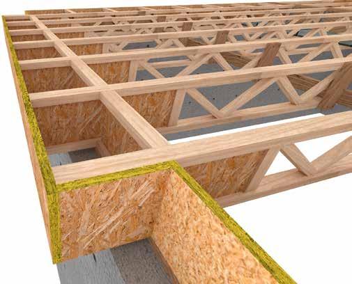 Cantilevers Open joist TRIFORCE Cantilevers can be applied to accommodate Balconies, Brick Ledge or Water Ledge or 2 nd Story Wall support.