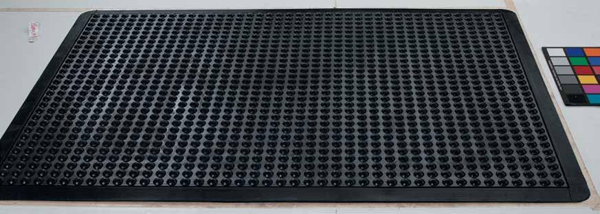 Bubble Mat ANTI-FATIGUE Recommended for industrial applications such as machine shops and shipping/ packaging stations.