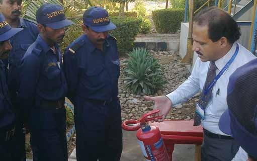 Due to its prime importance the HRD department ensures that the required skill set and overall proficiency of designated firefighters at