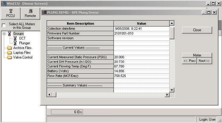 WinCCU supports Access and Microsoft SQL Server 2000. Features WinCCU is very versatile interface to Totalflow devices.