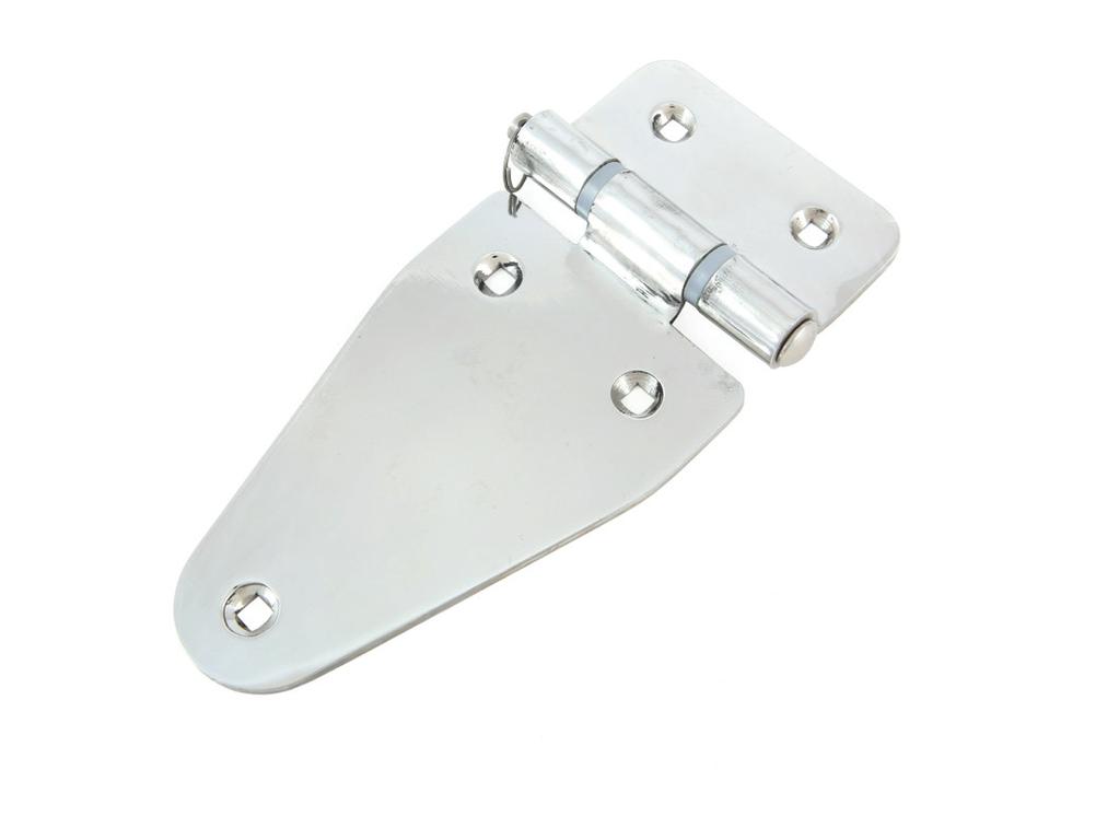 Model 05 HI Polished Metal Hinge Material Stainless steel 304 Finish Electrolytic polish F B C D A E Part No.