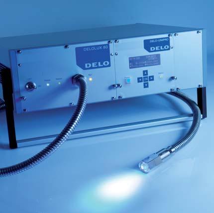 ONSERT Light systems DELOLUX curing lamps Effi cient bonding technology. DELO curing lamps and adhesives are matched to optimize joining processes.