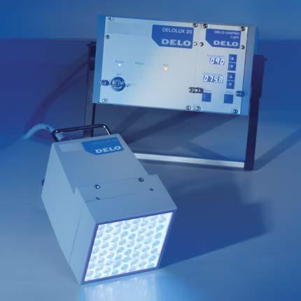 Curing of adhesives within seconds Fast and reliable series processes Minimum heat generation at the component (cold light source) Achievable service life > 20,000 h (at normal operating conditions)