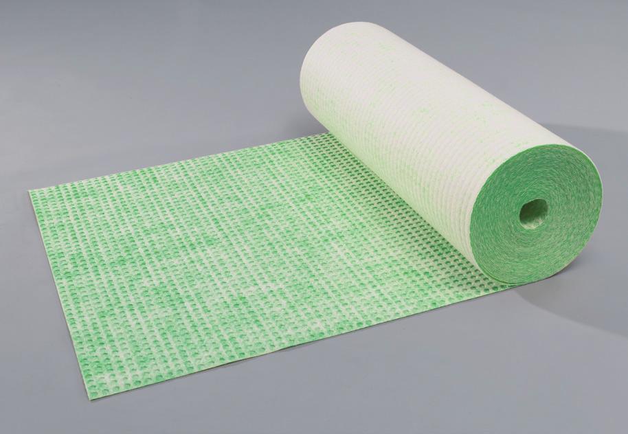 acts in the same way as an underlay mat on screeds and floor constructions that have low adhesive strength in places, provided the mechanical loads are low in later usage.