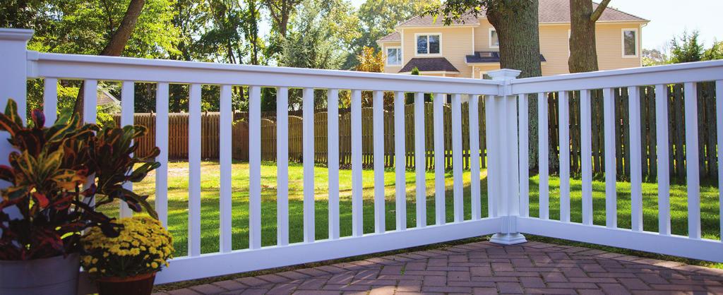 T-Rail Why ActiveYards ActiveYards Vinyl Railing We are the leading American manufacturer of low maintenance,