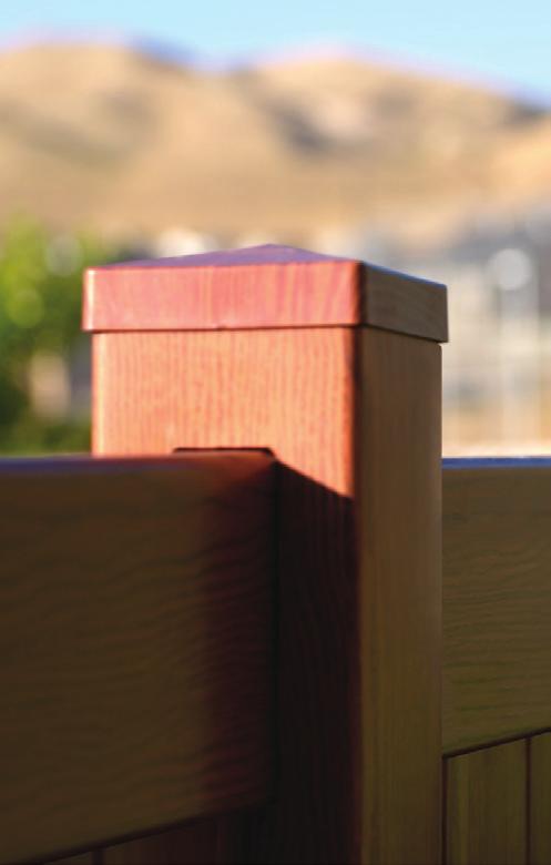 Beauty Perfectly Strong Every fence we make is infused with our exclusive color retention