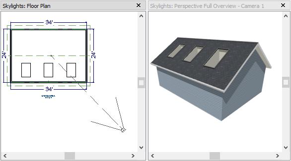 Home Designer Architectural 2020 Tutorial Guide Skylights Skylights can easily be added using the Skylight tool.