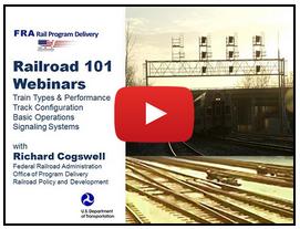 Efforts to help you get the job done Webinars and learning tools now available: Railroad 101: Track Configuration, Train Types and