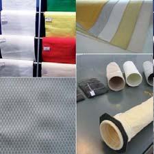 fabric is regularly removed by shaking,