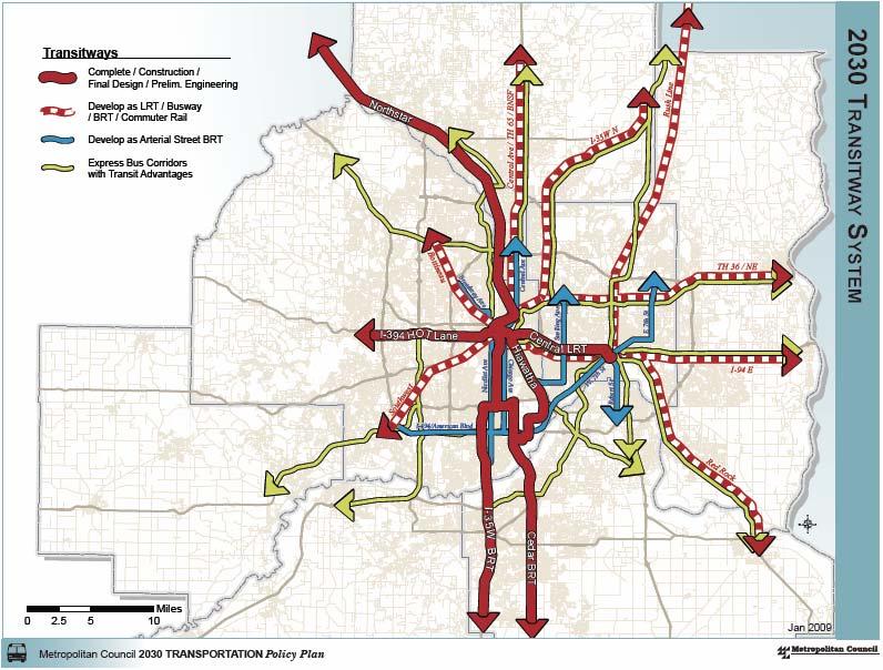 2030 Transitway System NOTE: THIS WILL