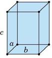 = γ = 90 a, b, c, α, β, γ = lattice parameters representing