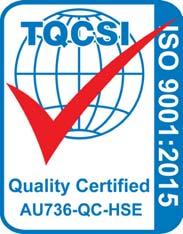 Assurance to ISO 9001:2015, and is