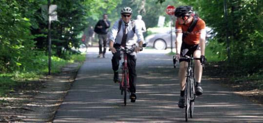 paths/roadways Provide Bicycle Facilities Bicycle storage/lockers