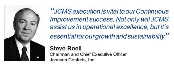 JCMS A History of Improvement 1992 1993 10 JCMS Elements Passport Excellence guide 1994-1996 Kaizen emphasis JCMS Assessment Spread to Europe Basis of Team Rally 1997 2000 Added Constraints Mgmt