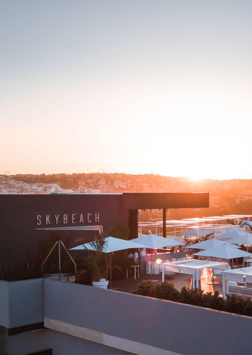 Meetings & Networking SkyBeach Bar, St Julian s Saturday 15 June Sponsorship available Soak up the sun on the open-air terrace over a networking lunch, at SkyBeach.