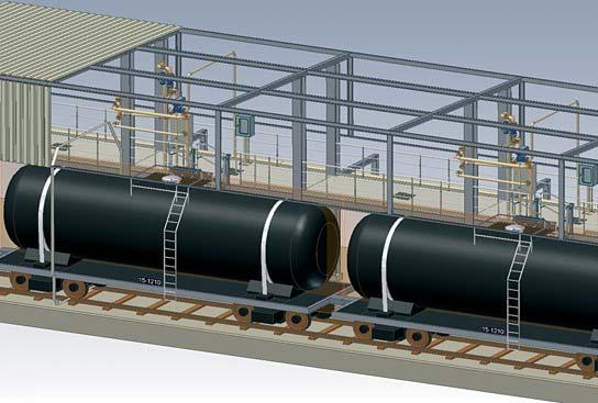 [08] [Fuel Management in tank farms and terminals] Serial Rail Car Loading For rail car loading systems, offers the full scope from consulting and detail engineering to the manufacturing of the