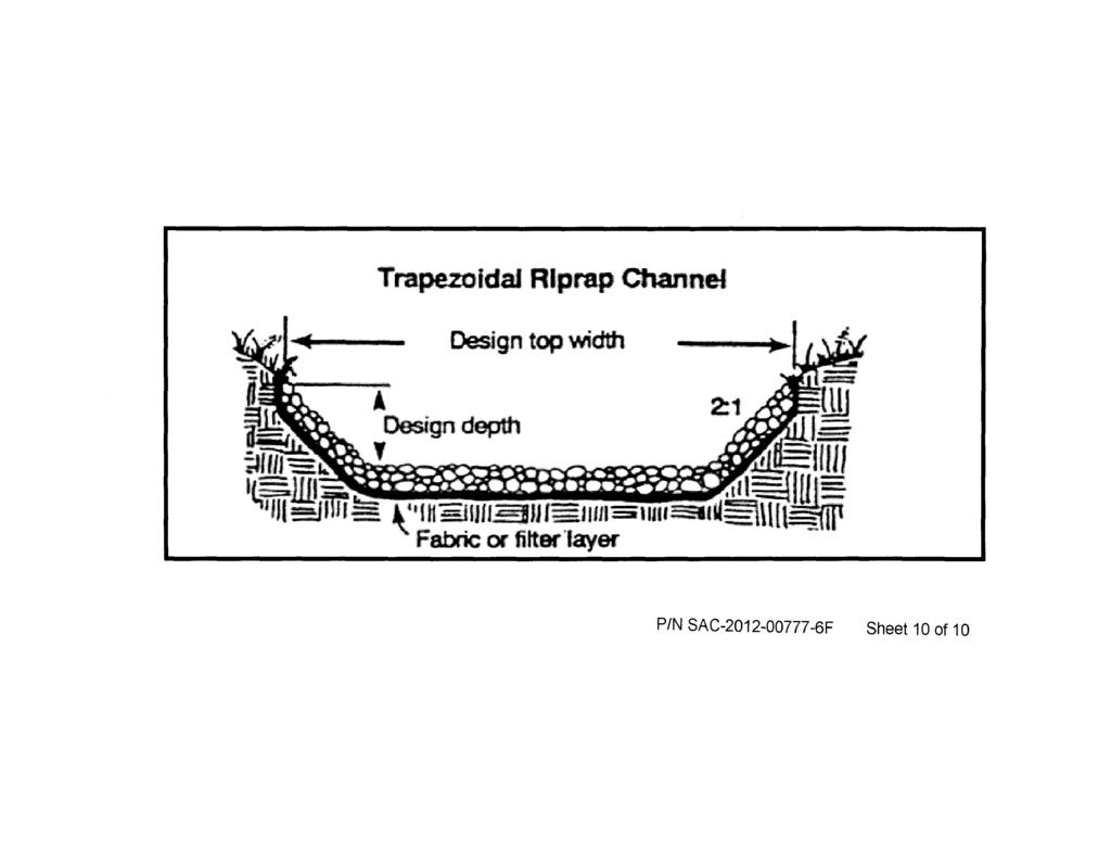 Trapezoidal Rlprap Channet A Oesignd ' Design