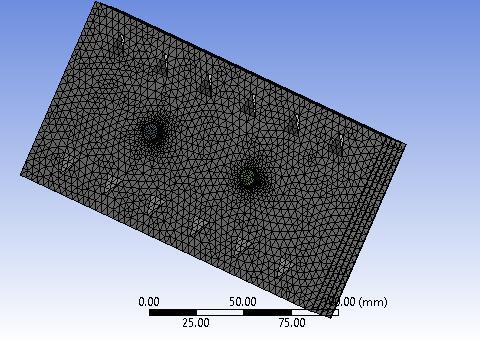 The meshing parameters given to the models are fine, triangular, patch dependent, maximum size as 3mm.