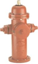 and is seat tested at 500 p.s.i.g. This hydrant meets or exceeds all requirements of AWWA C502 for dry barrel hydrants.