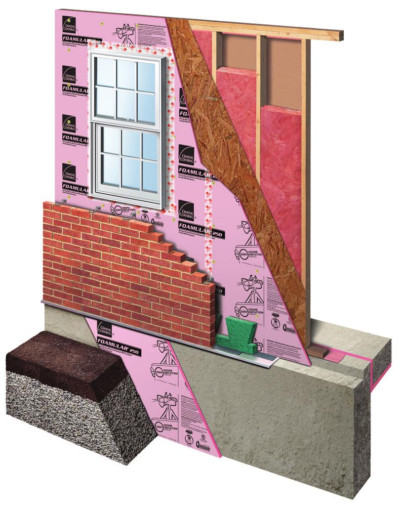 FEATURES & BENEFITS Owens Corning ResidentialComplete Wall Systems include a variety of Owens Corning insulation product solutions such as: FOAMULAR Continuous Insulating Sheathing Extruded