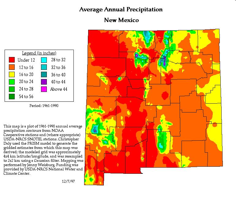 NM Overview: Climate and Groundwater Climate: arid to semiarid Groundwater use: