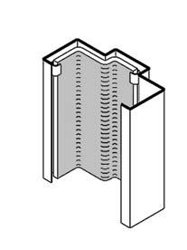 TECHNICAL DATA SHEET FRAMES CLIP FOR LEAD LINING OF FRAMES ALL LEAD LINING SUPPLIED BY OWNERS 7/8 (22mm) 1-15/16 (49mm) 7/8 (22mm) 1-15/16 (49mm) Form lead, as shown, to fit over guards.