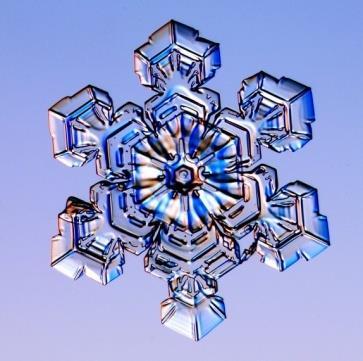 snowflake always appear as 6 folded.
