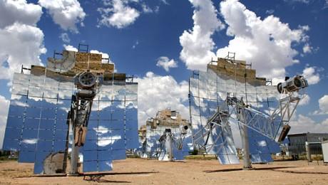 Active solar devices These high temperatures can be used to turn water into steam, which can drive a
