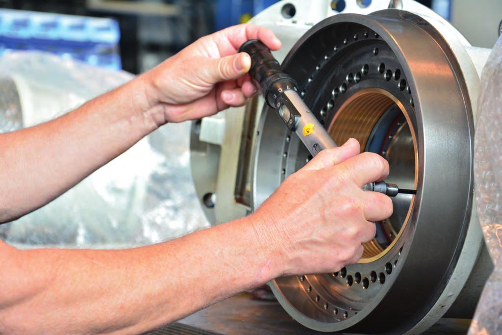 Repair of a rotary table REPAIR of sub-assemblies It does not always have to be a complete machine.