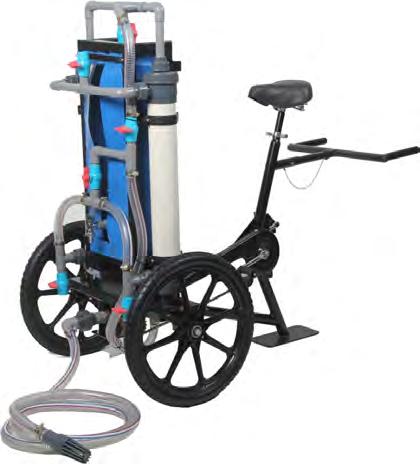 In many disasters, contaminated water remains a critical issue. The portable ultrafiltration PedalPure system would allow more victims access to clean and safe water for consumption and survival.