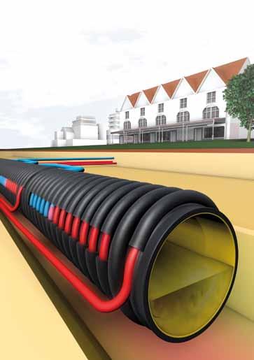 Extracting energy from the ground and from wastewater pipes PKS-THERMPIPE The PKS-THERMPIPE system does much more than transporting your wastewater safely to the sewerage system.