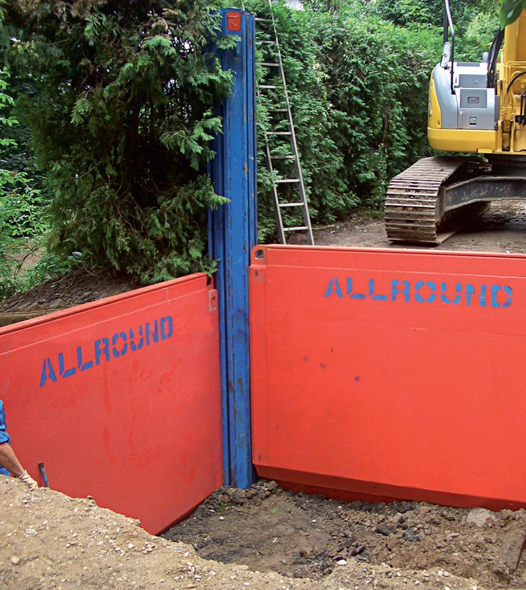 The proven and widely used trench lining system from ALLROUND is in successful use in 18 European countries and in Africa.